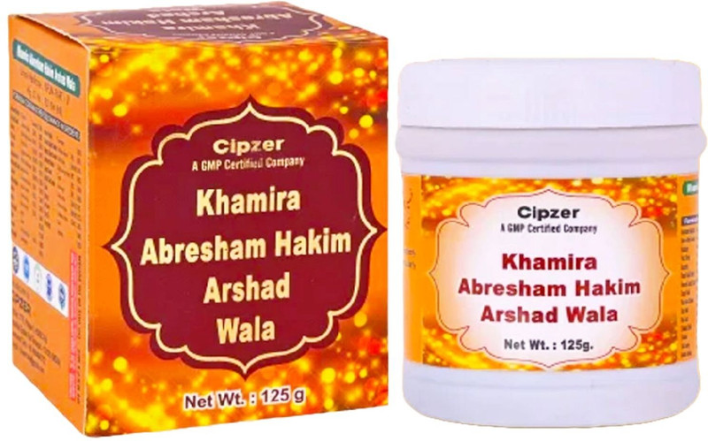CIPZER Khamira Abresham Hakim Arshad Wala Powder Heart Care, Cholesterol, Cardiac 125gm(125 g)