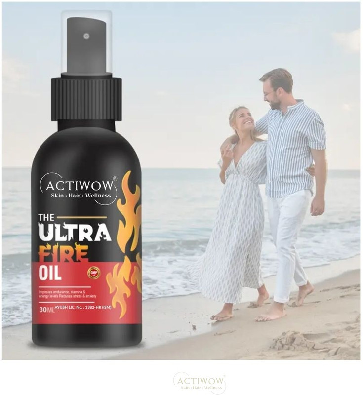 ACTIWOW Ultra Fire Oil Hot Herbal Oil for Long Massage Session(30 ml)