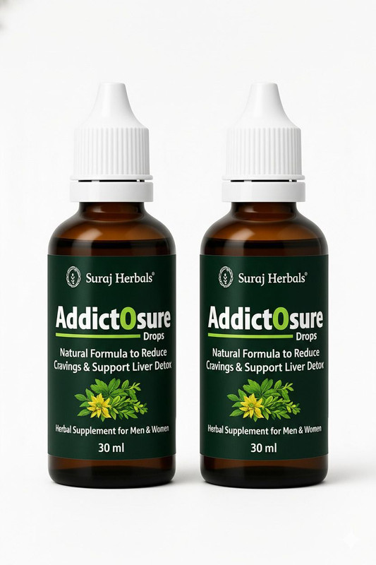 Suraj Herbals AddictOsure Herbal Drop(Pack of 2, 30 ml)