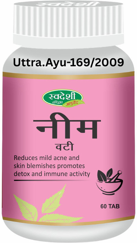 Swadeshi Haridwar Ayurved Swadeshi Ayurved Neem Vati(Pack of 3, 60 Tablets)