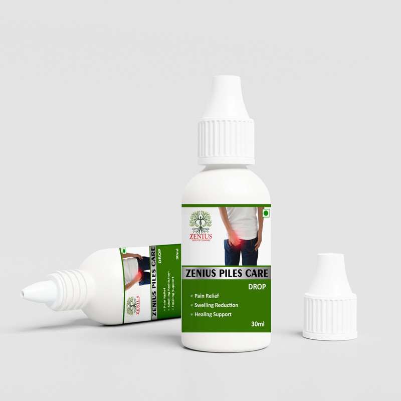 Zenius Piles Car Drops | Ayurvedic Relief From Pain, Bleeding & Constipation(30 ml)