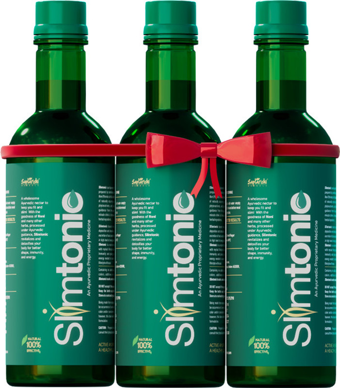 Saptarishi Herbal Slimtonic Ayurvedic Weight Loss Tonic(Pack of 3, 500 ml)