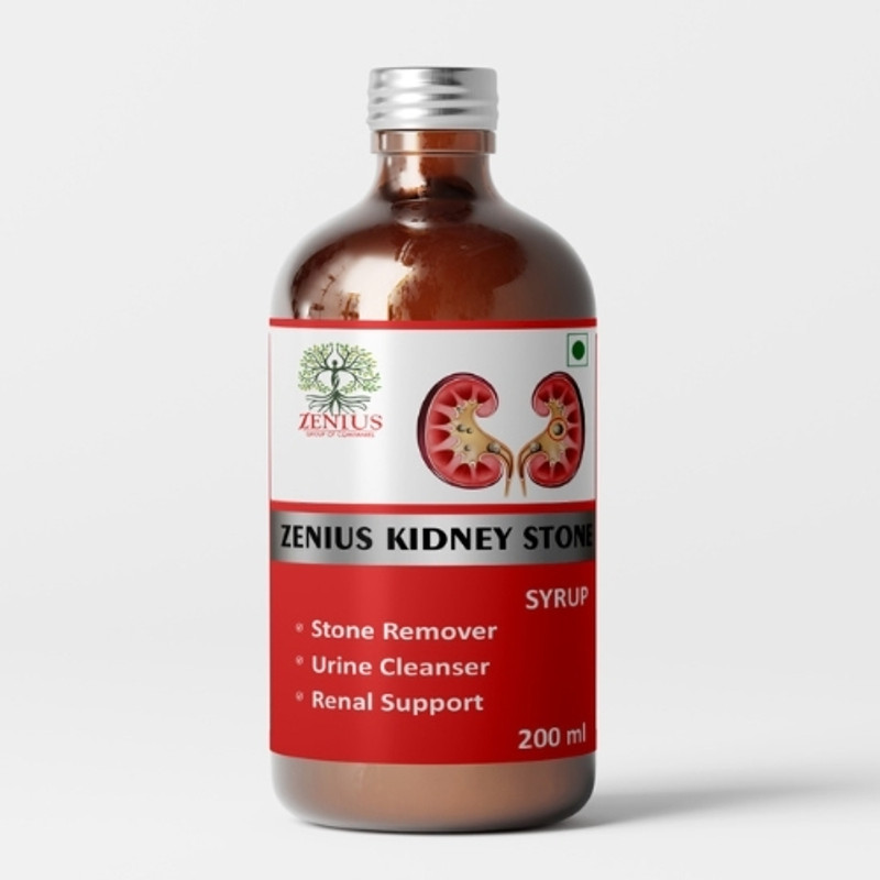Zenius Kidney Care Syrup Herbal for Kidney Cleansing & Detox Maintain Urinary(200 ml)