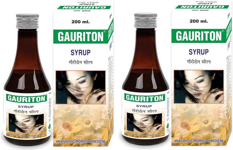 Gauriton Syrup-200 ml (Pack of 2)- Ayurvedic Uterine Tonic for Female health(Pack of 2, 400 ml)