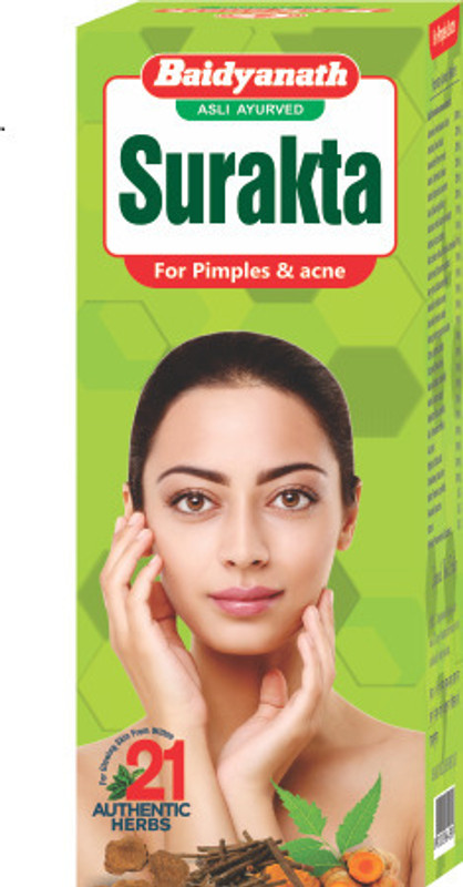 Baidyanath Surakta 200 ml (Pack of 2) For Pimples & Acne(Pack of 2, 200 ml)