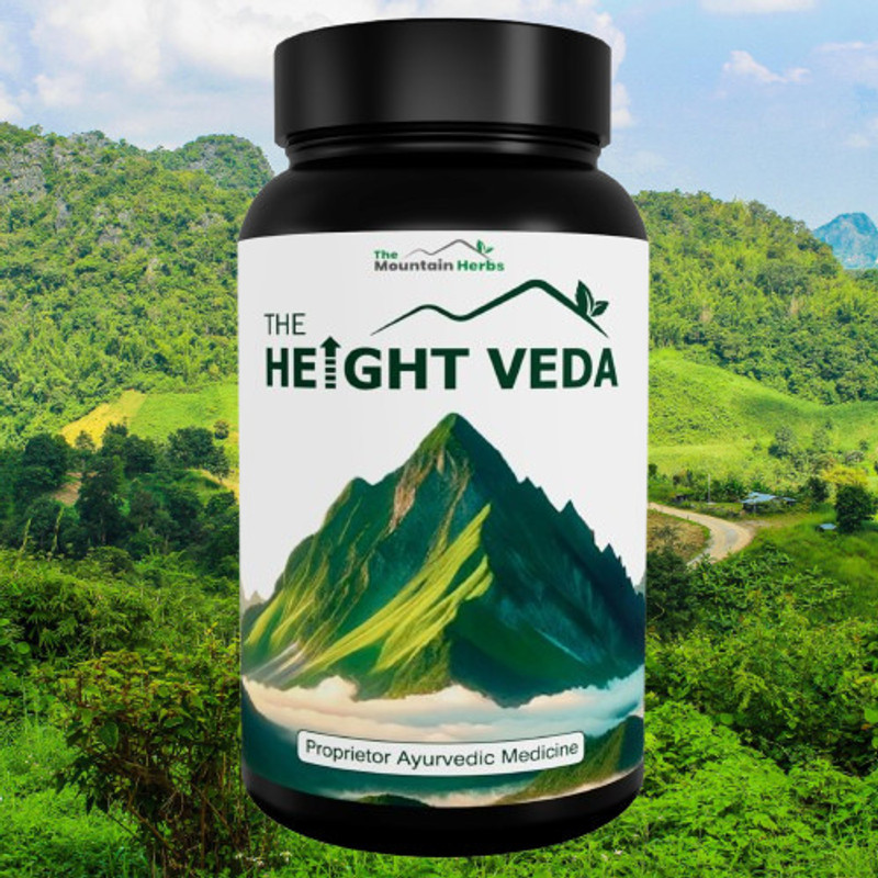 The Mountain Herbs Height Growth Supplement For Men & Women | Height Veda Supreme Formula(150 g)