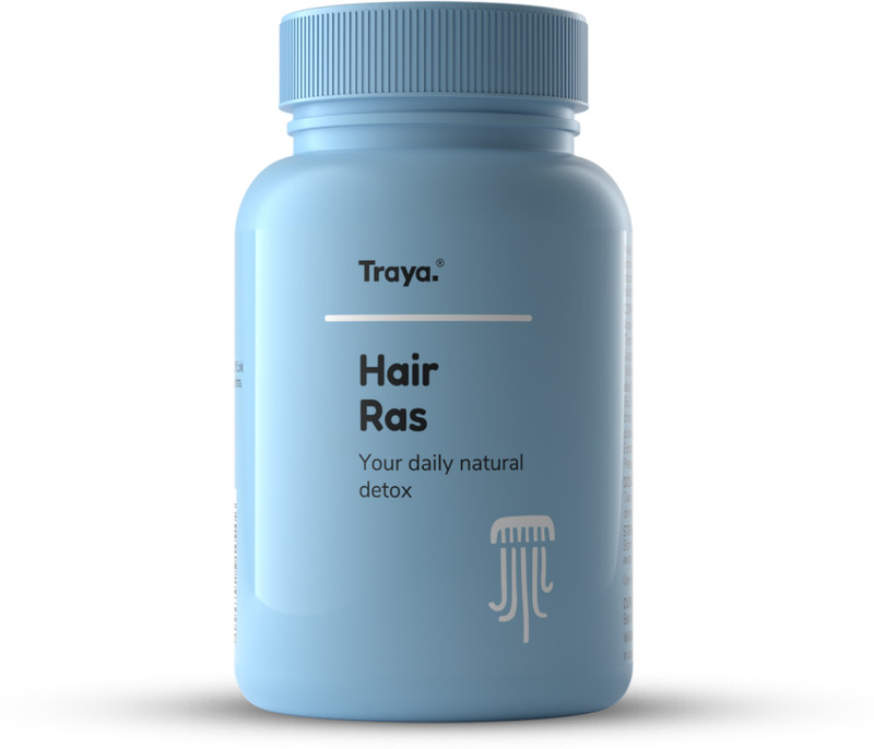 Traya Hair Ras Ayurvedic Herbs for Better Hair Quality & Nourishment-120 Tablets(120 Tablets)