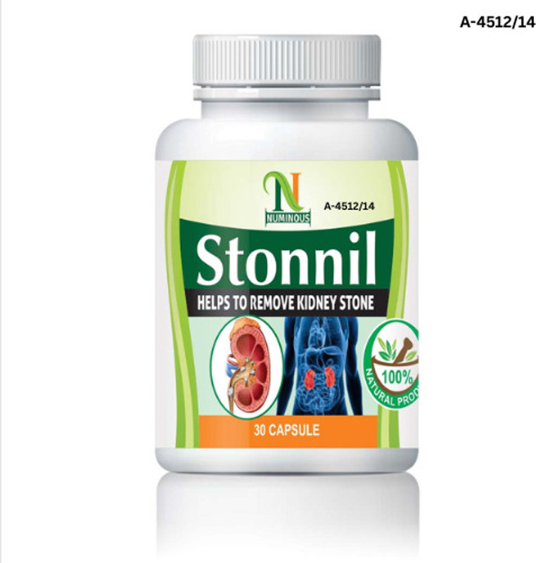 Numinous Stonnil Ayurvedic Medicine, For Kidney Stone, pack of 3, 180-capsules(Pack of 3, 180 Capsules)