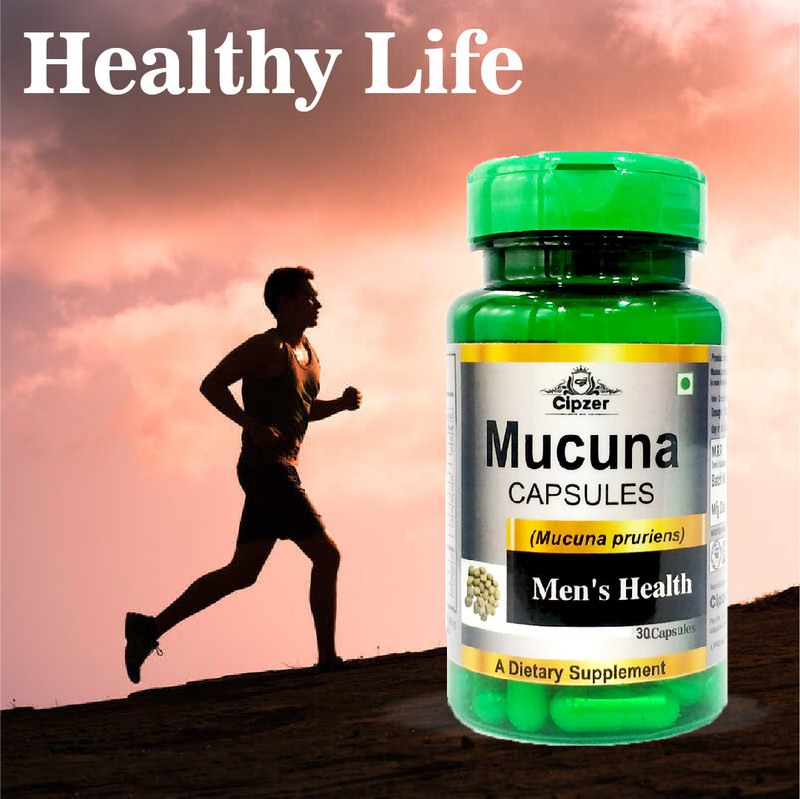 CIPZER Mucuna 30 capsule- A Complete Product For Men’s Health-500mg(30 Capsules)