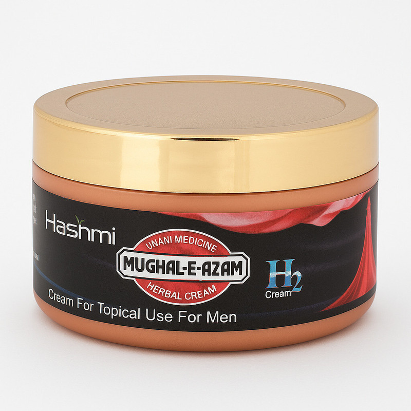 Hashmi Mughal-e-Azam, Herbal Elevate Power Cream for Men – 50g | Natural Formula(50 g)