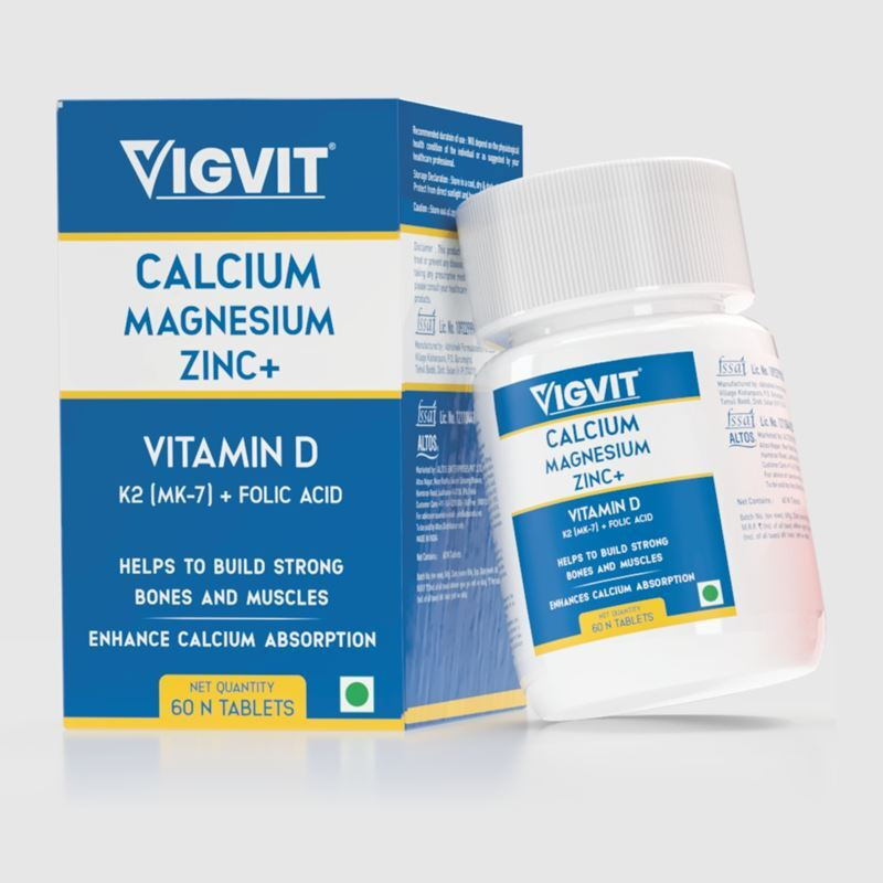 ALTOS VIGVIT CALCIUM MAGNESIUN ZINC+(60 Tablets)