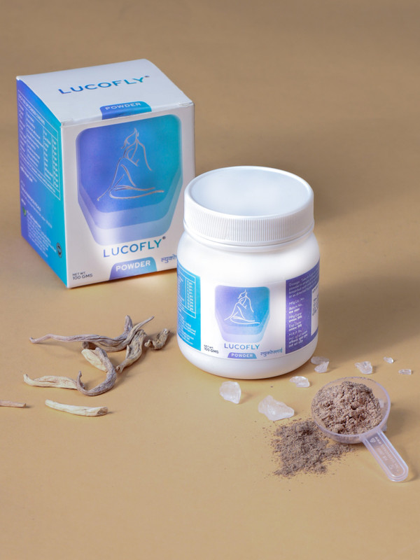 FLY 360 HEALTHCARE Lucofly Powder for Women's Healthy Menstrual Cycle and Hormonal Balance(100 GMS)(100 g)