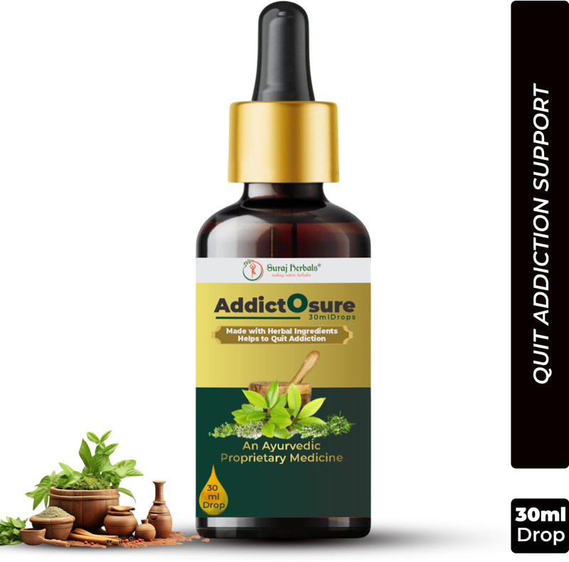 Suraj Herbals AddictOsure Ayurvedic De-addiction Drops(30 ml)