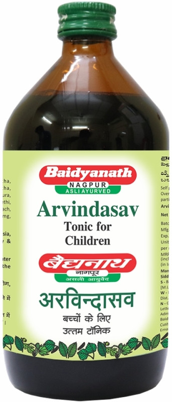 Baidyanath Arvindasava (450ml) Ayurvedic Health Tonic for Children(450 ml)