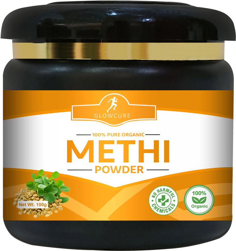 GLOWCURE Methi powder - regulate blood sugar, digestion, and promote hair and skin.(100 g)