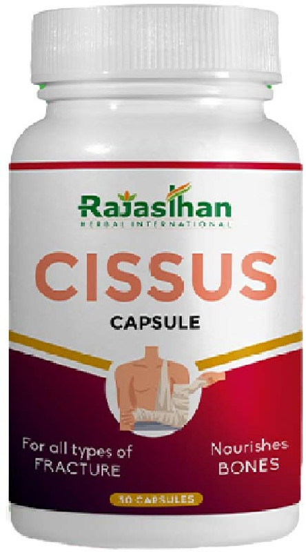 Rajasthan aushdhalaya CISSUS Capsules - 30 Capsules | Helpful To Recover Bone Health(30 Capsules)
