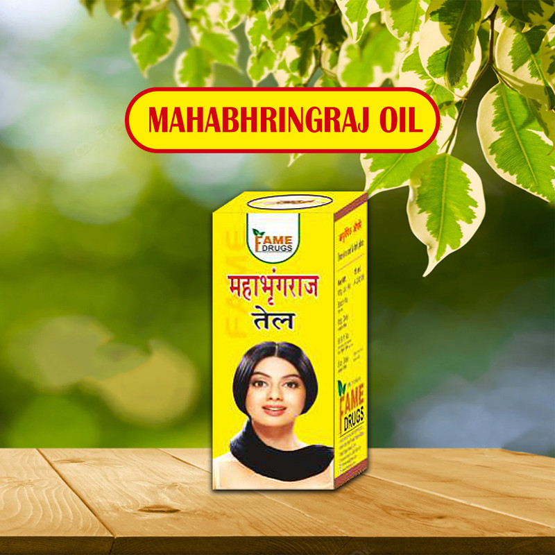 Fame Drugs Ayurvedic Mahabhirangraj Oil 100 ML(100 ml)