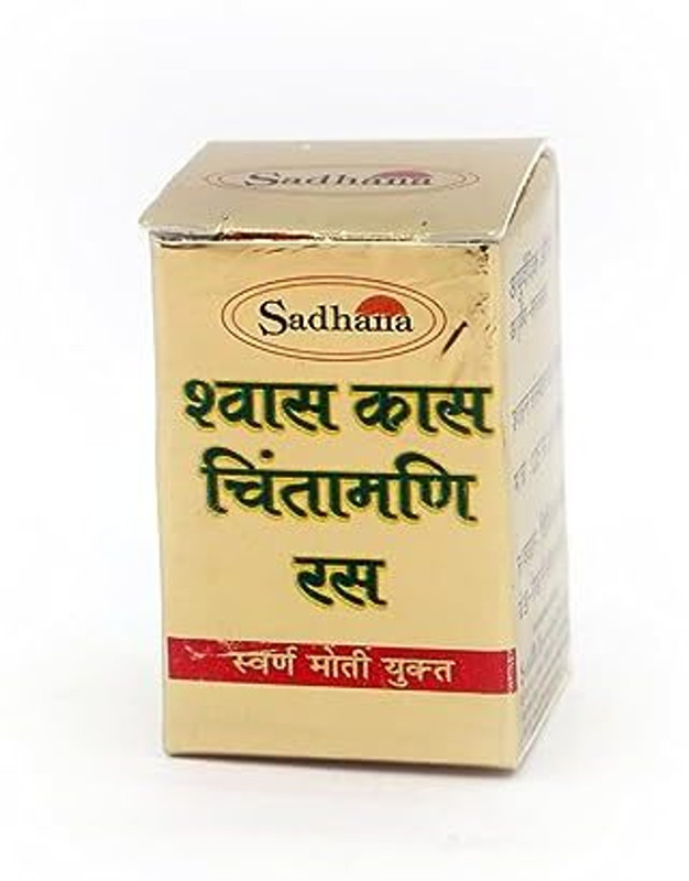 Sadhana Ayurvedics Swaskas Chintamani Ras (Gold) - 10Tablet(10 Tablets)
