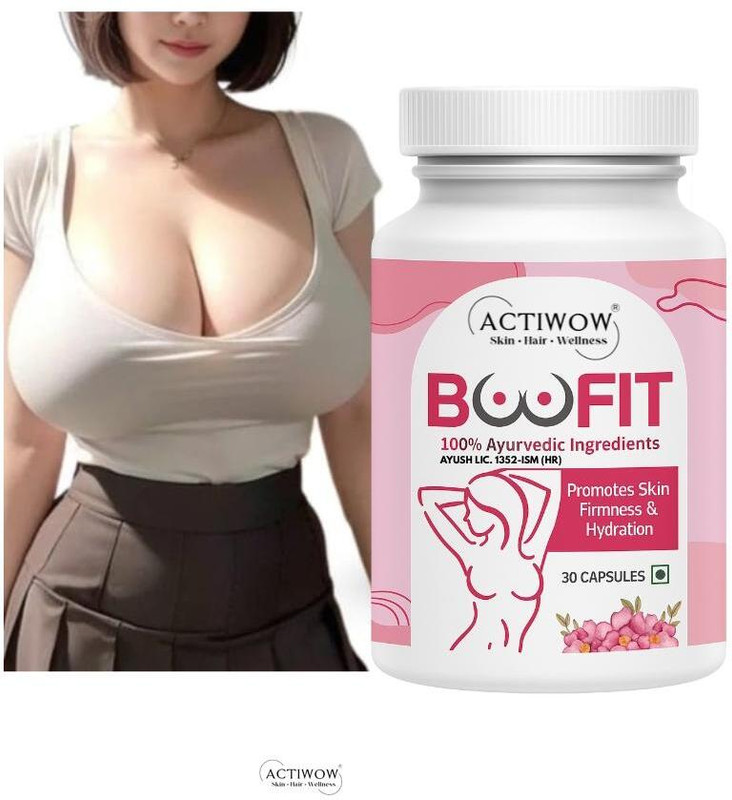 ACTIWOW Boofit Herbal Skin Elasticity & Radiance Capsules(30 Capsules)