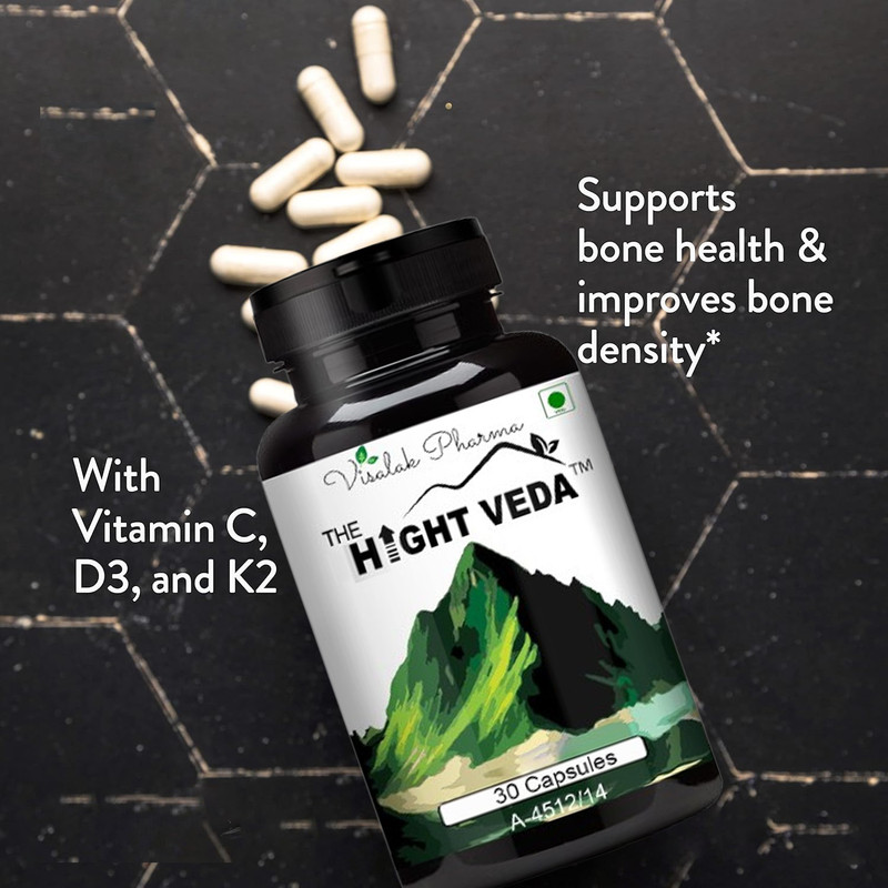 hight veda Height Vedaa Capsules-Height Growth Maximizer with Calcium for Bone Strength(30 Capsules)