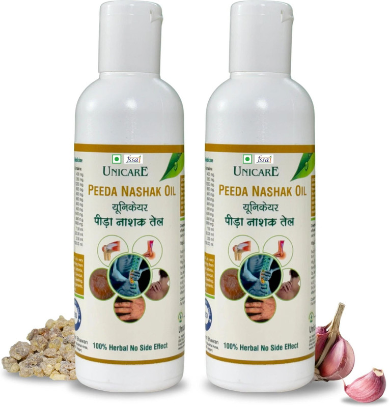 unicare Peeda Nashak Oil: Joint And Muscle Pain (Cures Arthritis, Muscles Relief)(Pack of 2, 360 ml)
