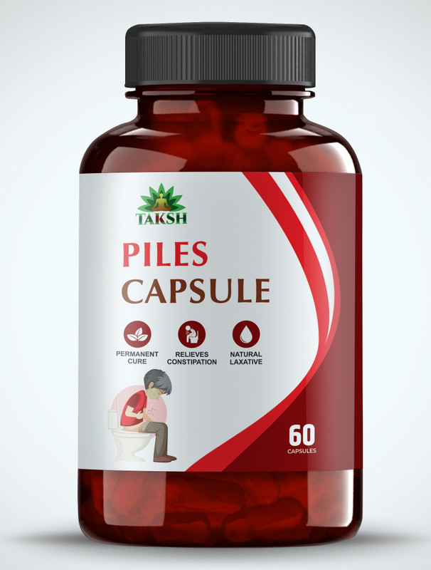 TAKSH Piles Capsule for for Relief(60 Capsules)
