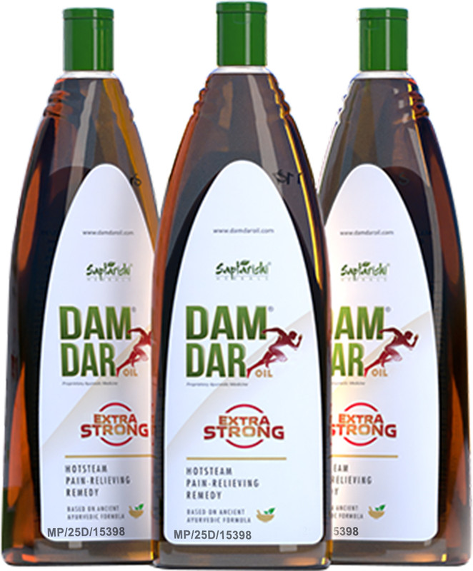 Saptarishi Herbal Damdar Oil(Pack of 3, 450 ml)