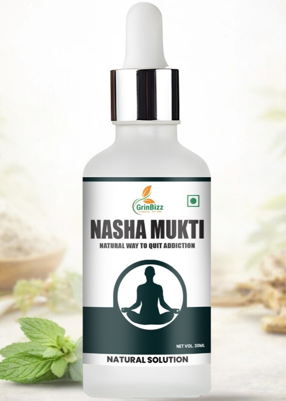 grinbizz ayurvedic nasha mukti drop ( 100% de-addiction)(30 ml)