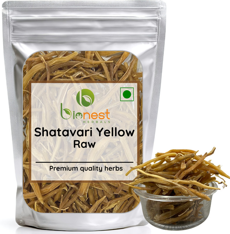 Bionest Herbals Shatavari Yellow (Raw) | For reproductive health & hormone balance(125 g)