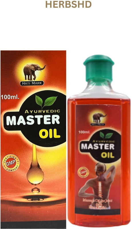 HERBSHD Ayurvedic Master oil 100 ml for Joint pain & Muacle pain(Pack of 2, 200 ml)