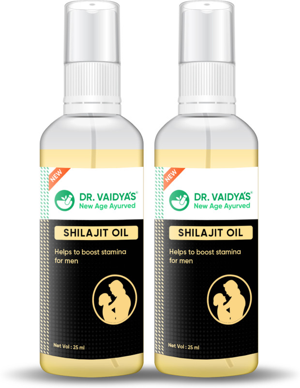 DR. VAIDYA'S Shilajit Oil for Men - Strength, Energy & Performance(80 g)