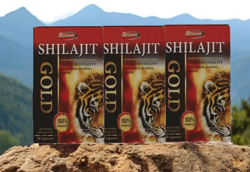 Redtize UJUH HILAJIT GOLD CAPSULES 30 CAPSULE(Pack of 3, 30 Capsules)