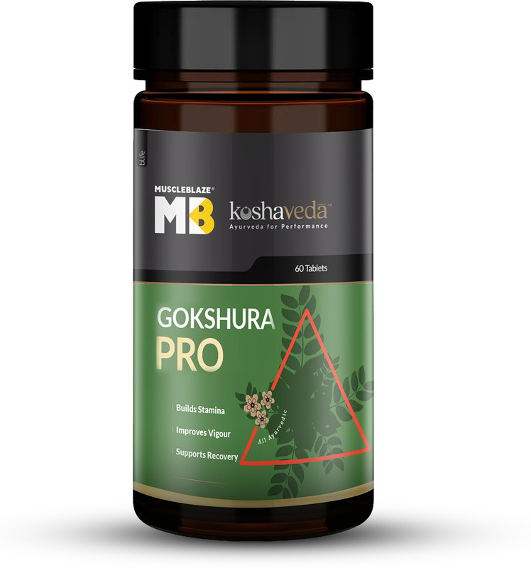 Koshaveda Gokshura Pro | With 6 Ayurvedic Herbs, Builds Stamina & Supports Recovery(60 Tablets)