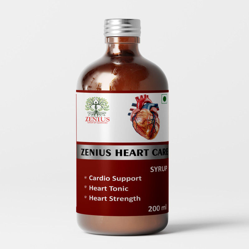 Zenius Heart Car Syrup |For Healthy Heart | To Maintain Blood Pressure and Sugar levels(200 ml)