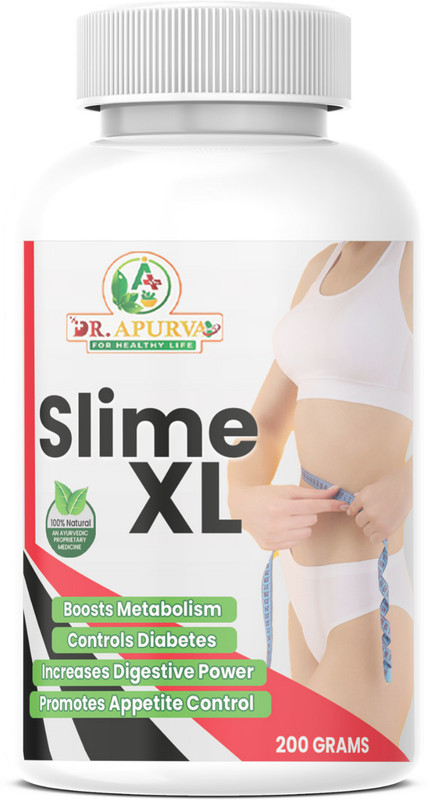 DR APURVA 100% Ayurvedic & Natural Slime XL Weight Loss Powder(200 g)