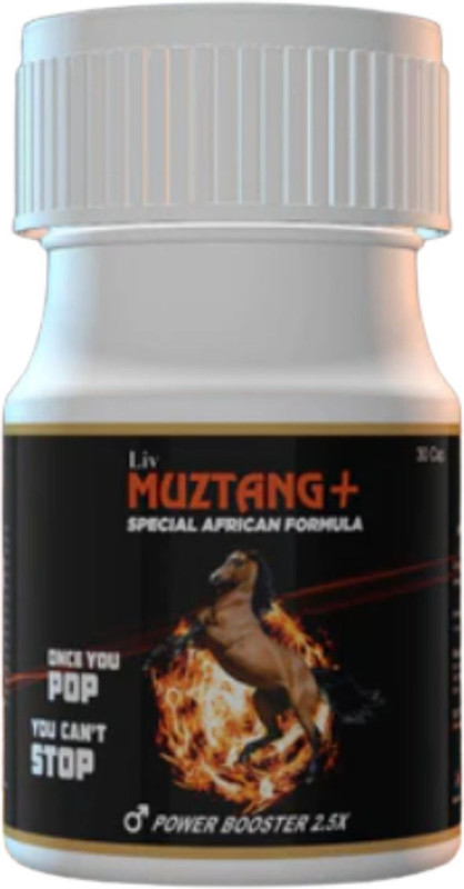 Liv Muztang Ayurvedic Men’s Power Capsule | For Stamina, Energy & Vitality Support(30 Capsules)