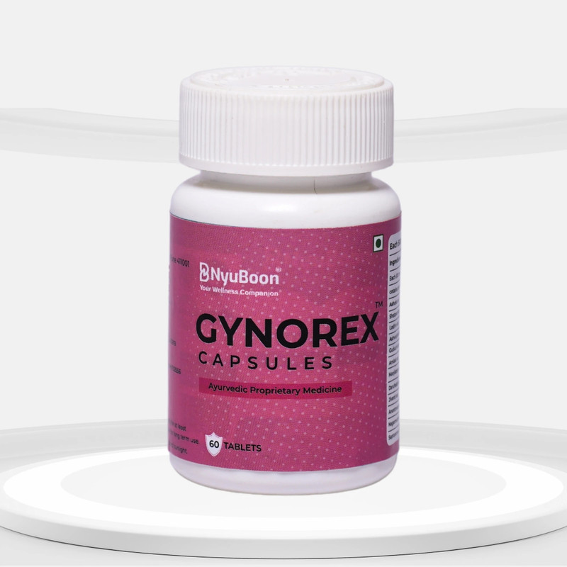 NyuBoon Gynorex - 60 Capsules, Ayurvedic Supplement(100 g)