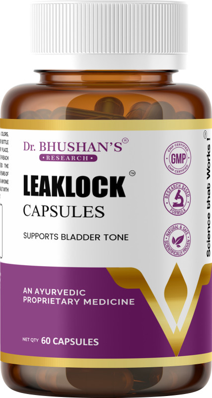 Dr. Bhushan's Research Leaklock Capsules for Bladder Control - 60 Capsules(Pack of 2, 60 Capsules)