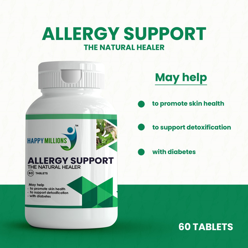 Happy Millions Allergy support Tablet(60 Tablets)