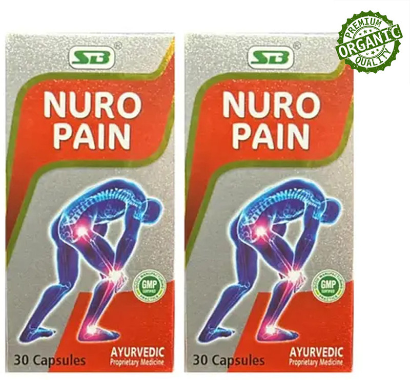 Redtize NURO PAIN CAPSULE JOINT PAIN,RHEUMATOID ARTHRITIS,MUSCLE PAIN DFGS(Pack of 2, 30 Capsules, 30 Capsules)