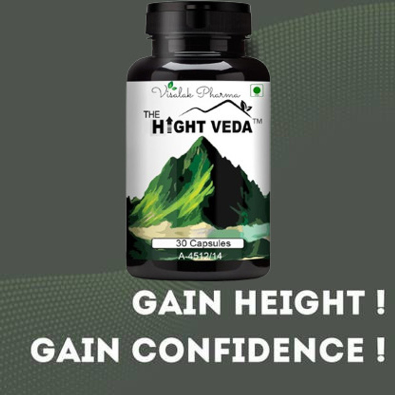 hight veda Height Vedaa Capsules | Ayurvedic Height Increase Capsule for Boys and Girls(30 Capsules)