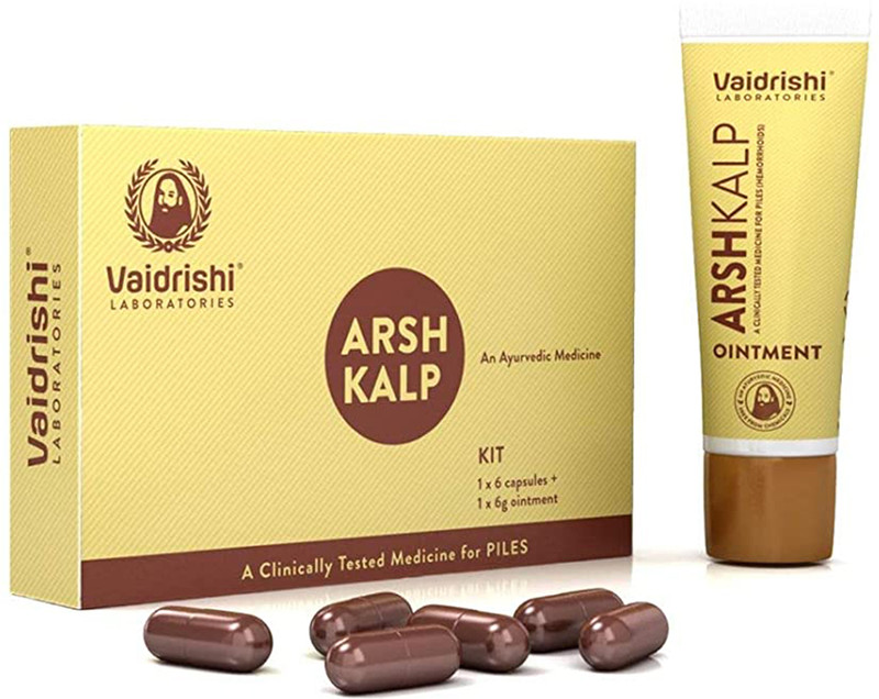VAIDRISHI Arshkalp Kit for Piles and Fissures - Pack of 1(50 g)