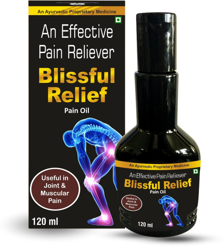 Bhavishya Ayurveda Blissful Pain Relief Oil for Joints Pain, Knee & Back Pain, Relax Stiff Joints(120 g)