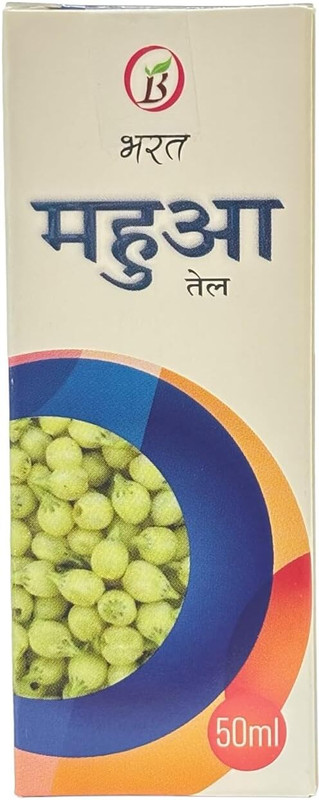 BHARAT AYURVEDIC AUSHDHALAYA Mahua/Madhuca Oil For Hair, Skin, Pain, Massage, Ayurvedic, 50 ML(Pack of 3, 150 ml)