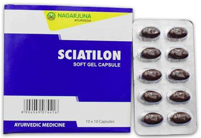 Nagarjuna SCIATILON Soft Gel 100 capsules(100 Tablets)