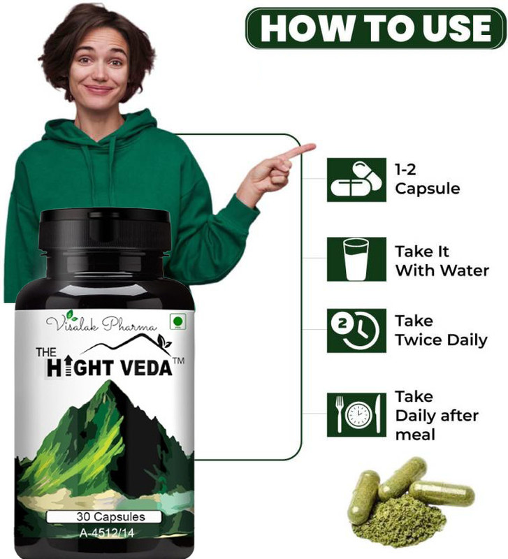 hight veda Height Vedaa Tablets-Growth Capsules to Support Bone Strength & Immunity(30 Capsules)