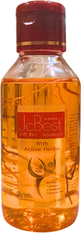 arlak JC Best Advanced Pain Relieving Oil With Active Herbs(100 ml)