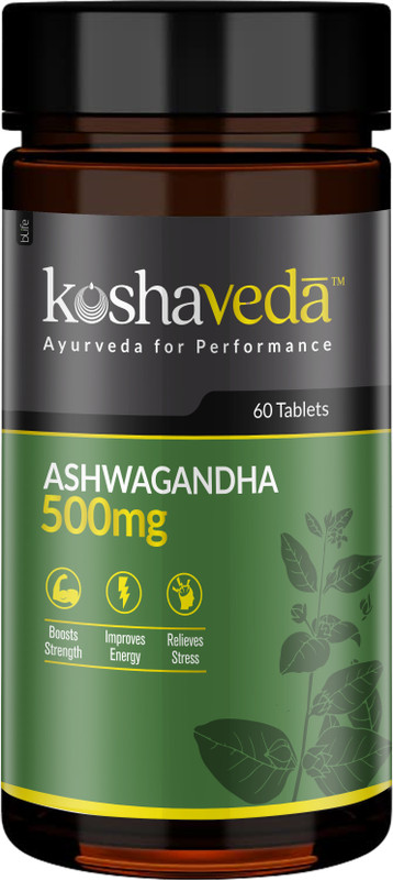 MUSCLEBLAZE Koshaveda Ashwagandha 500mg(60 Tablets)