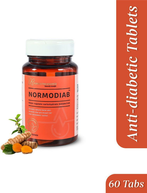 Forestreasures Normodiab| Helps Control Rising Blood Sugar Level | Ayurvedic(60 Tablets)