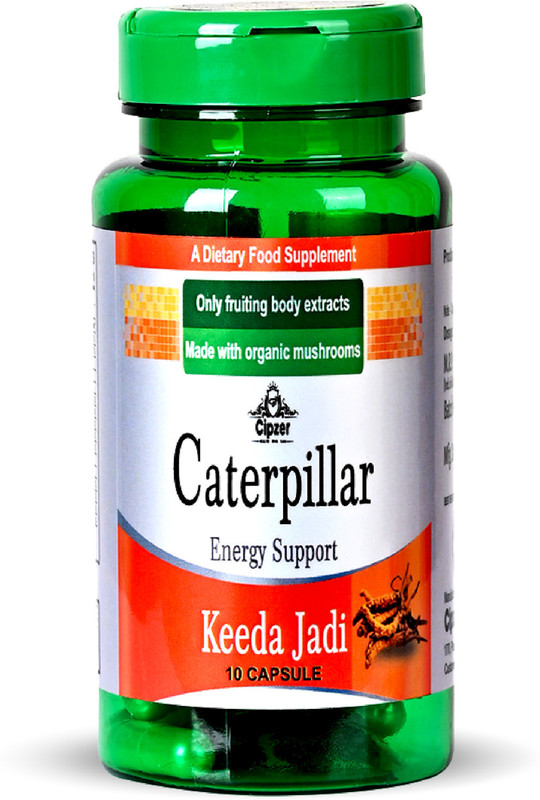 CIPZER Caterpillar Keeda Jadi (10caps)(10 Capsules)